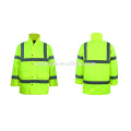 Hi vis jacken reflektierende jacke schützende kleidung sicherheit parka mit hallo-viz reflektierende band